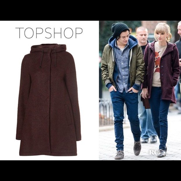 Topshop Tall Textured Parka - Picture 3 of 3